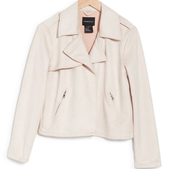 Ookie And Lala Jackets & Blazers - NWT OOKIE AND LALA Faux Suede Crop Jacket, Size XL